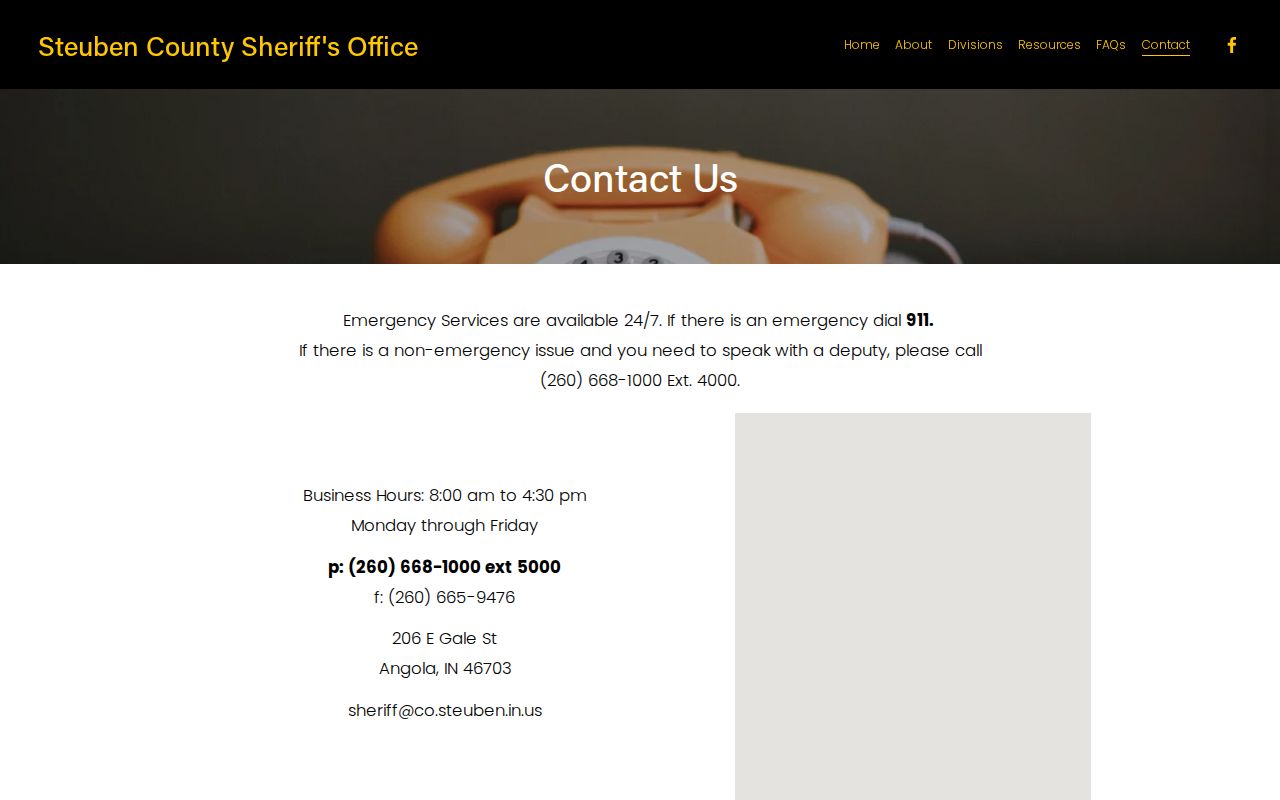 Steuben County Sheriff's Office warrant or wanted tip form